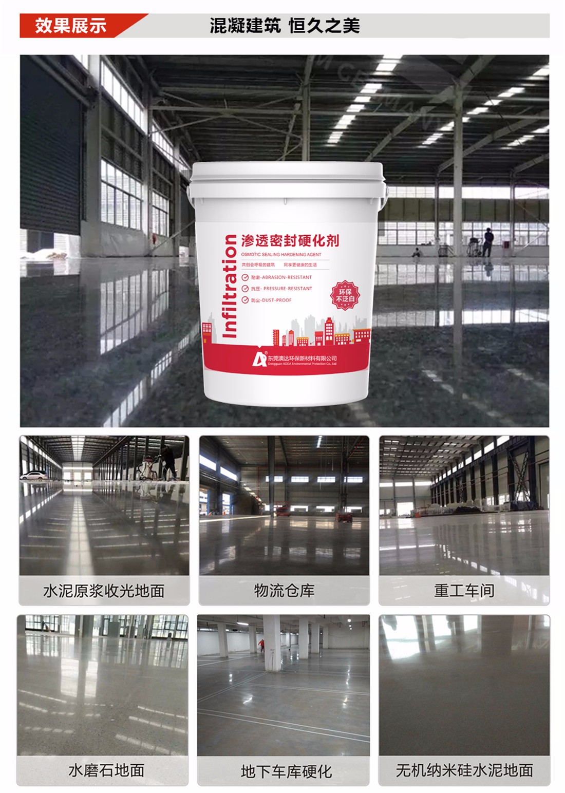混凝土密封硬化劑 混凝土密封硬化劑